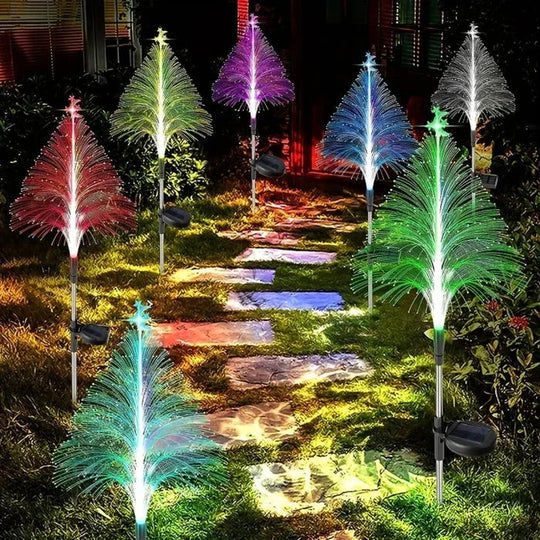 Solar Christmas Tree Lights - Outdoor Garden Decoration - LED Lights