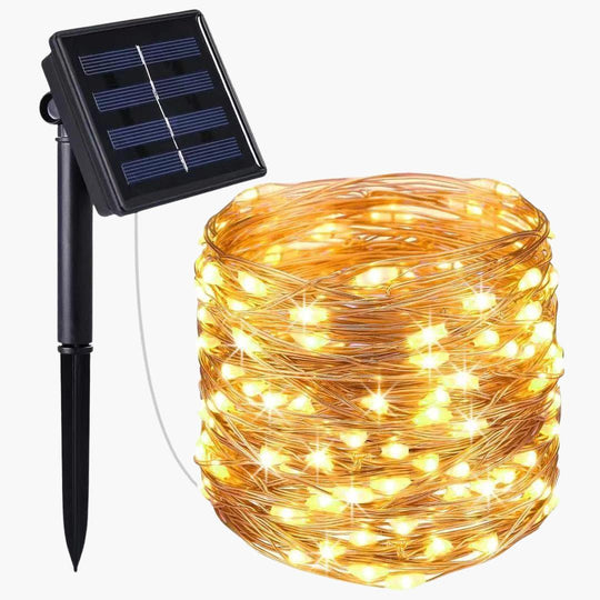 Solar Fairy String Lights - Outdoor Lighting - Christmas Decoration