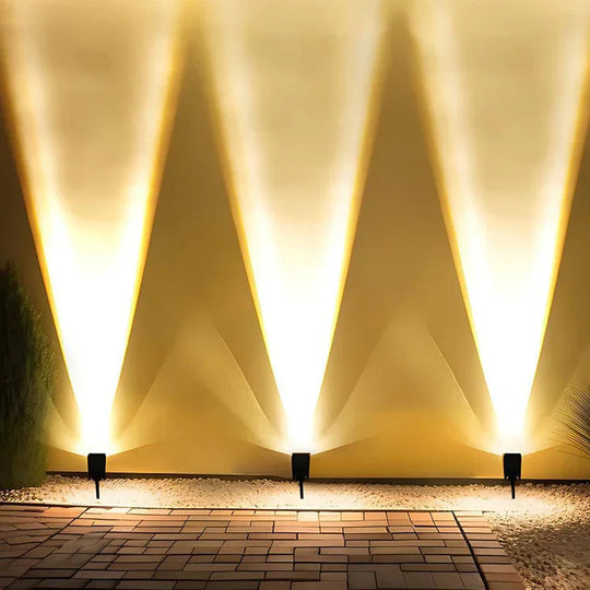 Solar LED Spotlight - Solar Powered Security Lights - Outdoor Spotlight - Luvonic