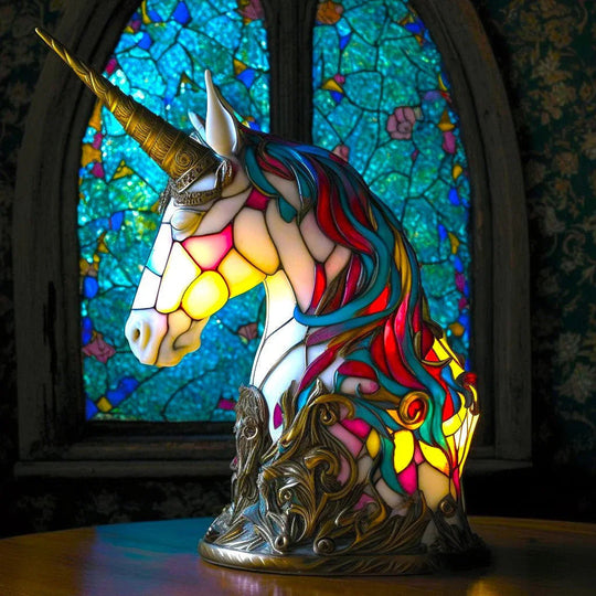 Stained Glass Lamp - Animal Design - Home Decor - Luvonic