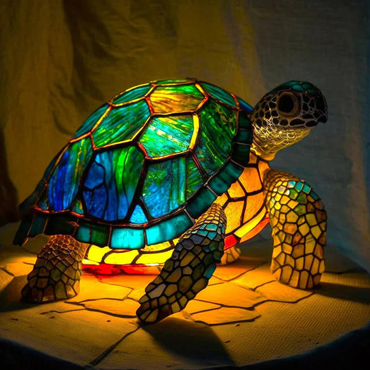 Stained Glass Lamp - Animal Design - Home Decor - Luvonic