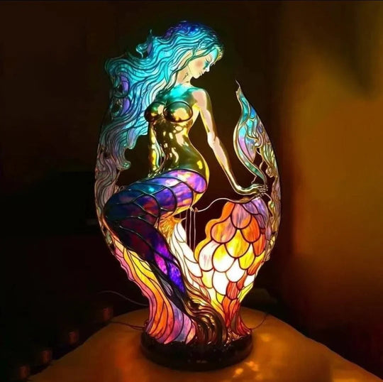 Stained Glass Lamp - Animal Design - Home Decor - Luvonic