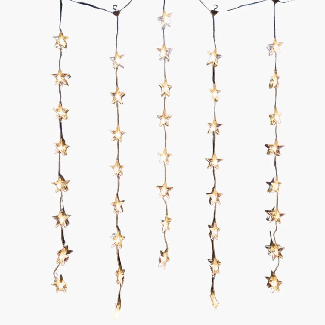 Star Curtain Lights - Christmas Decoration - Indoor Lights