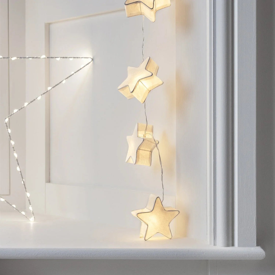 Star Hanging Lights - Christmas Decorations - LED Fairy Lights