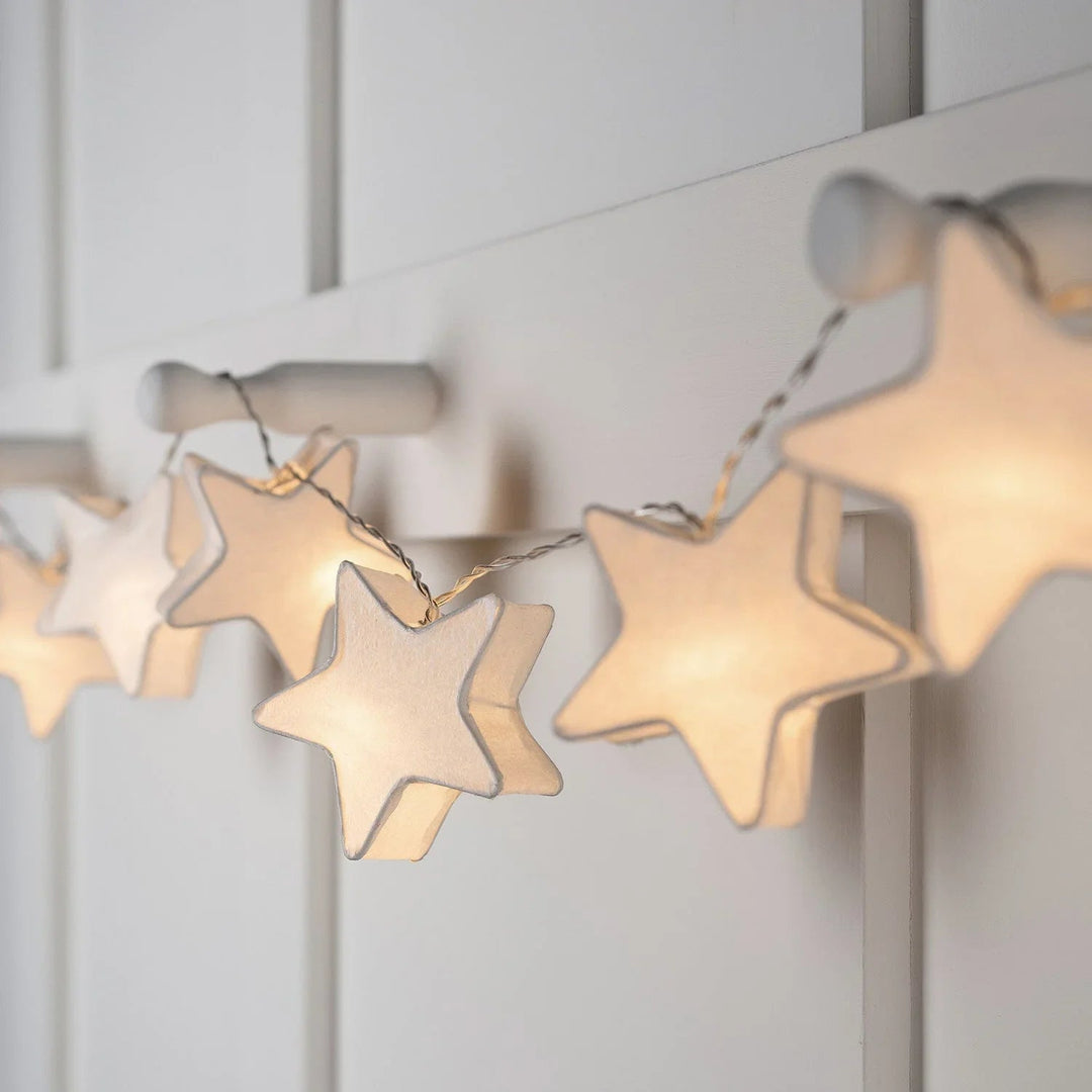Star Hanging Lights - Christmas Decorations - LED Fairy Lights