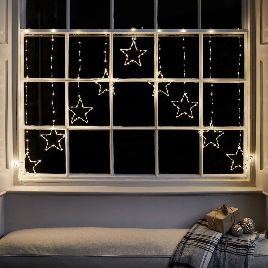 Star Window Lights - Christmas Decorations - LED Lights