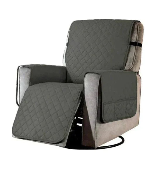 Stretchable Recliner Cover - Quilted Design - Universal Fit
