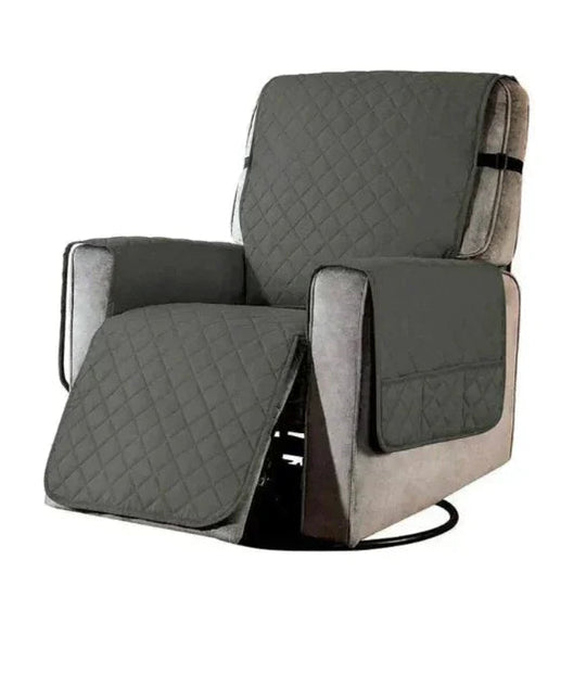 Stretchable Recliner Cover - Quilted Design - Universal Fit