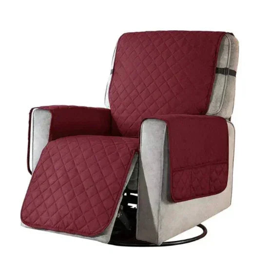 Stretchable Recliner Cover - Quilted Design - Universal Fit