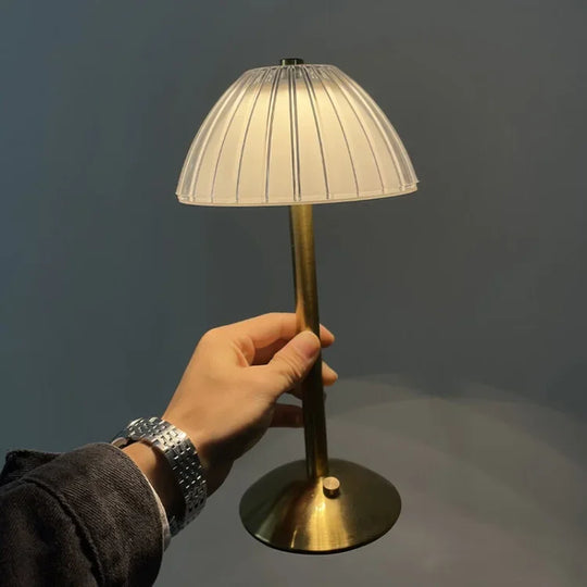 Table Lamp - Crystal Shade - USB Charging
