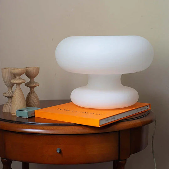 Table Lamp - Frosted Glass - Soft Glow