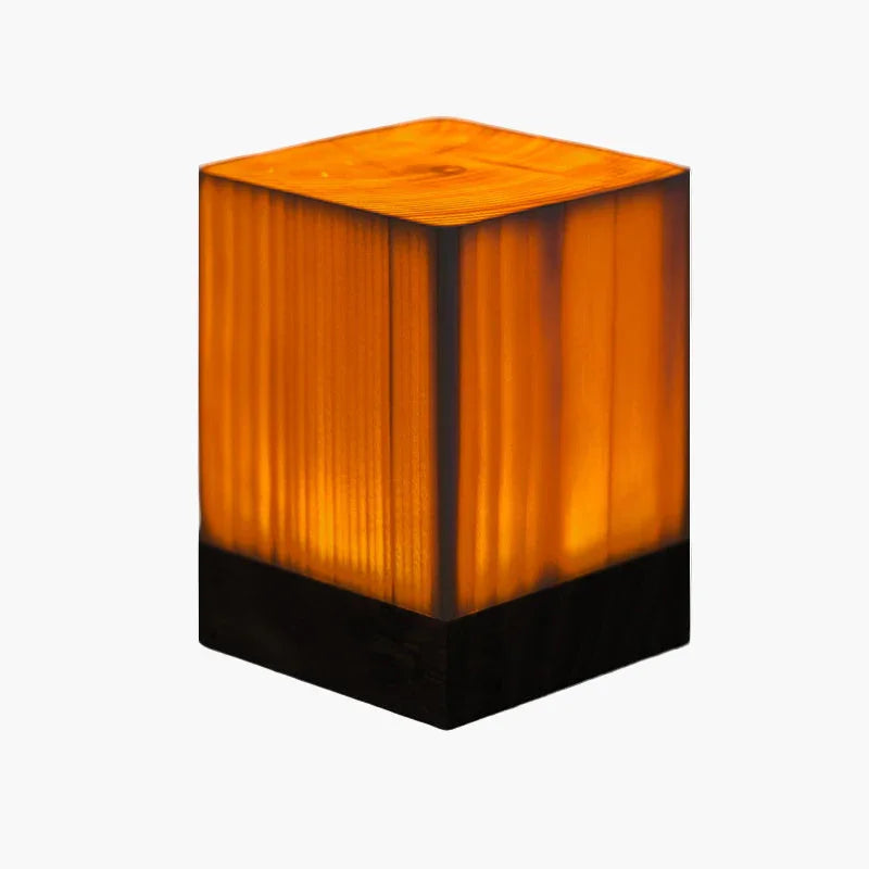 Table Lamp - Touch Control - Wood Finish