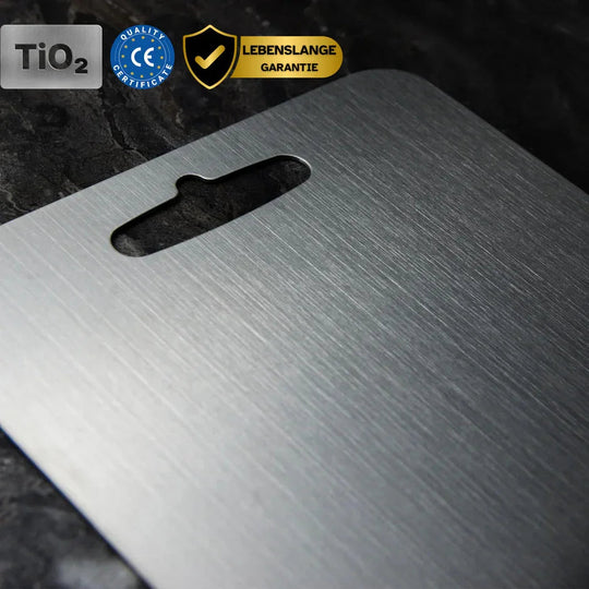 Titanium Surface Cutting Board - Non-Porous Design