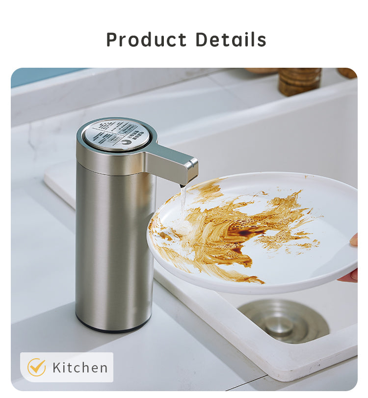 Touchless Soap Dispenser - Stainless Steel - Motion Sensor
