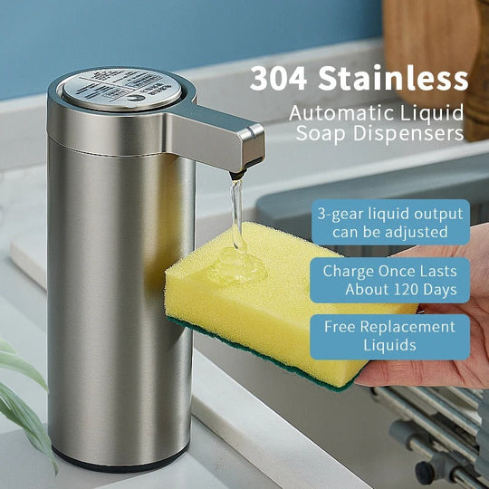 Touchless Soap Dispenser - Stainless Steel - Motion Sensor