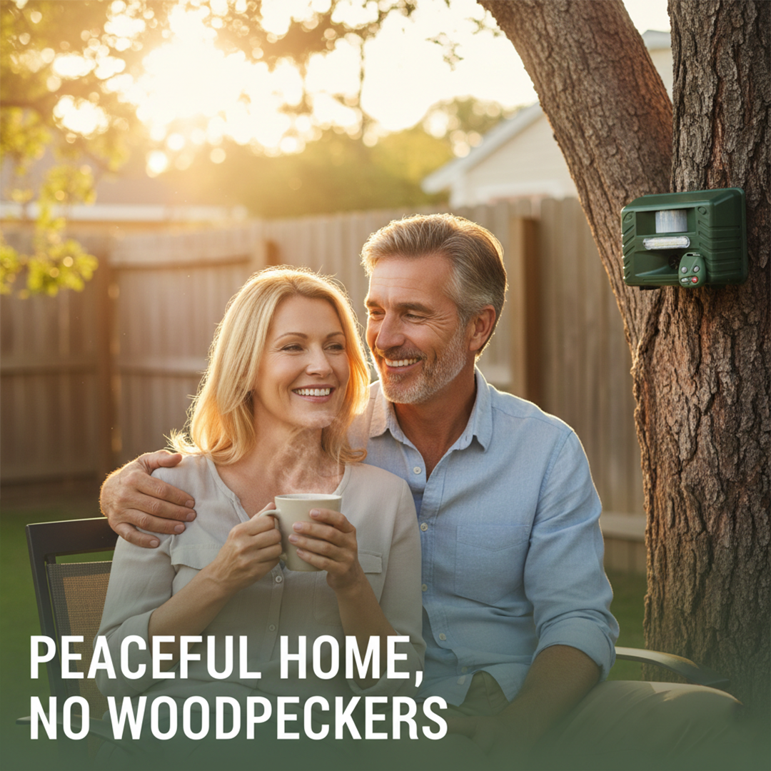 Bird Repeller with Ultrasonic Sound and Motion Sensor