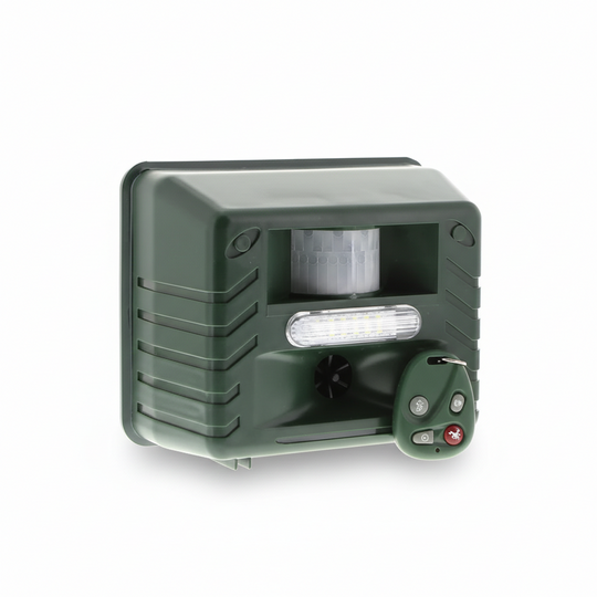 Bird Repeller with Ultrasonic Sound and Motion Sensor