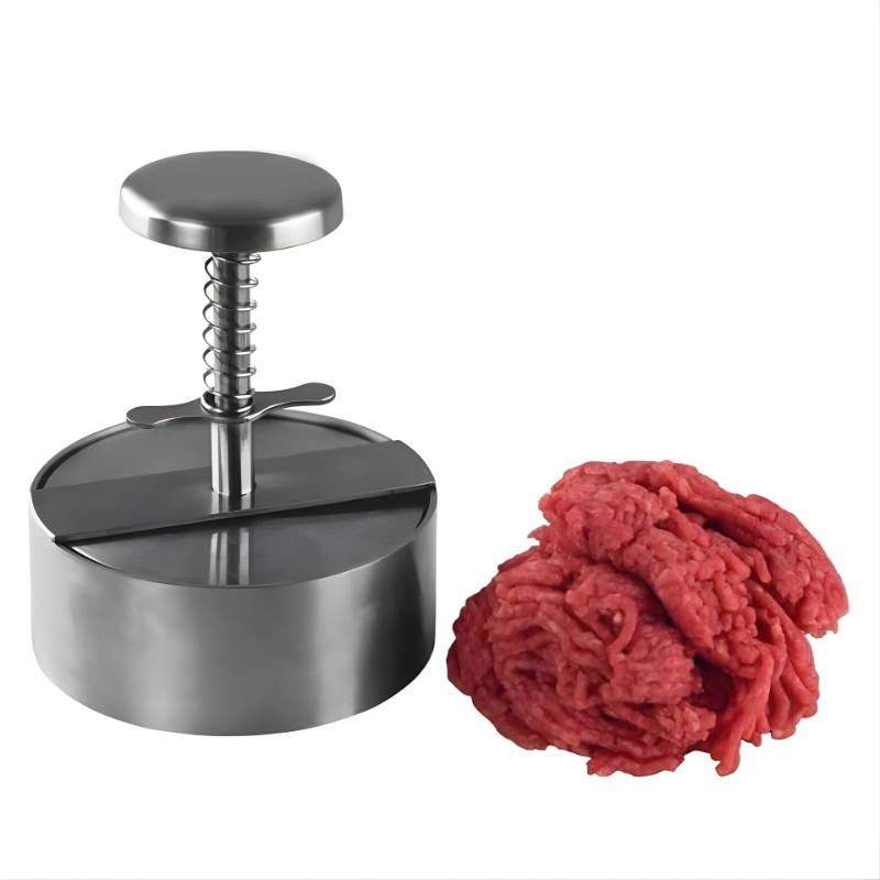 Burger Press with Stainless Steel Design and 5-Inch Mold