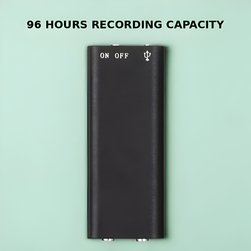 Voice Recorder with Voice Activation and USB Port