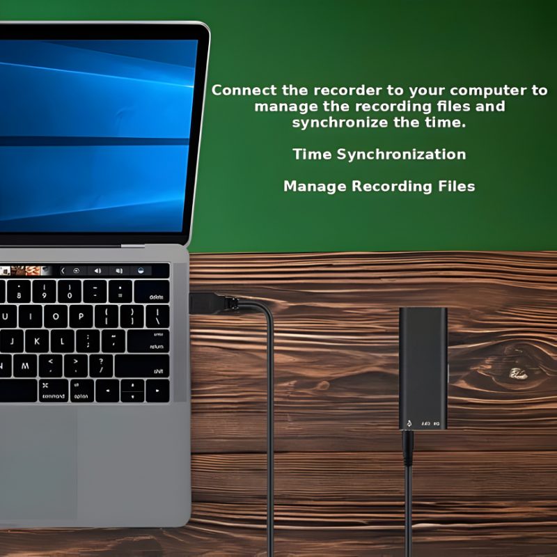 Voice Recorder with Voice Activation and USB Port
