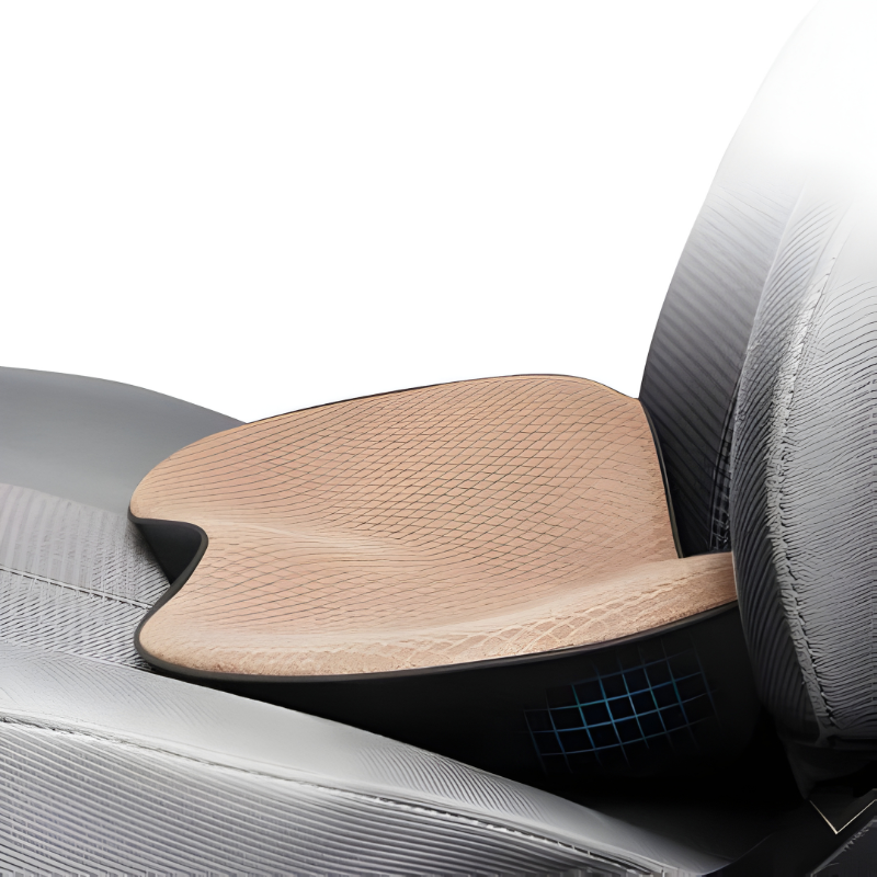 Car Seat Cushion with Height Adjustment and Comfort Support