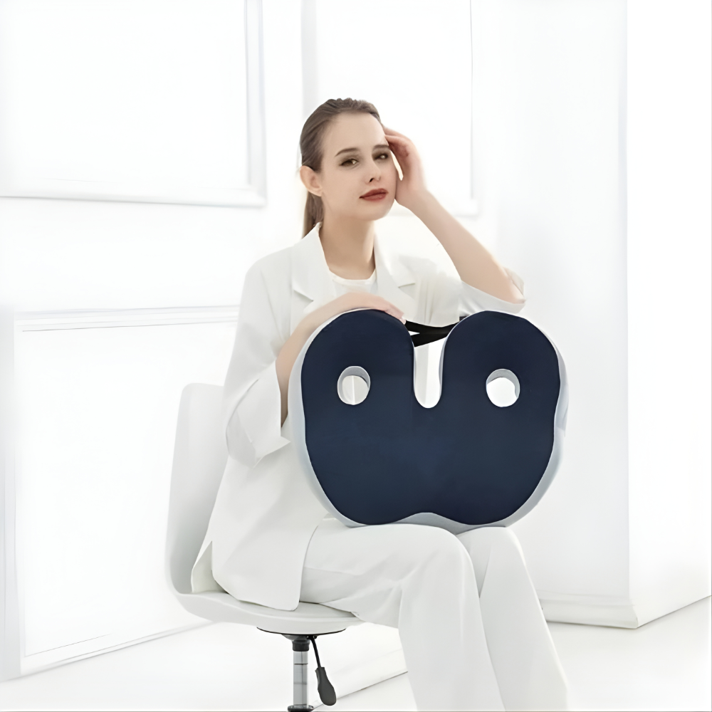 Cushion with Adjustable Memory Foam and Sit Bone Support