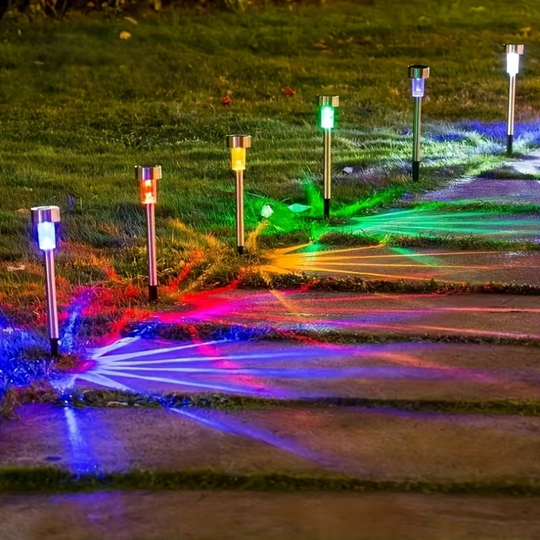 Garden Lights with Solar Power and LED Design