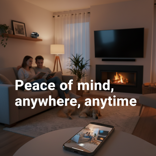 WiFi Security Camera with Night Vision and Motion Detection