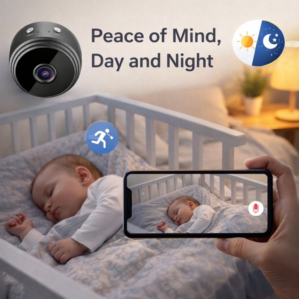Wireless Camera with Live Feed and Audio