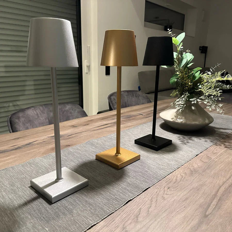 Wireless Table Lamp - Cordless Design - Adjustable Brightness - Luvonic