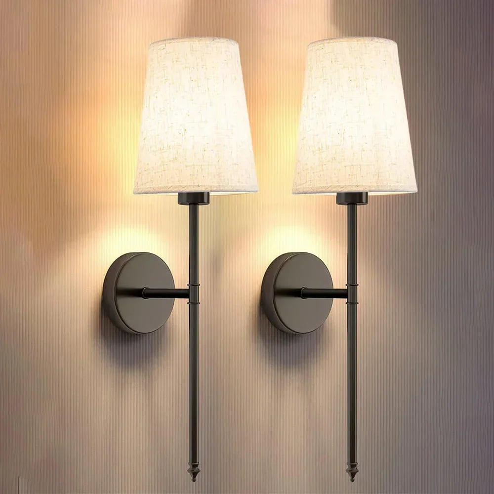 Wireless Wall Light - Vintage Wall Lamp - Customizable Sconces - Luvonic