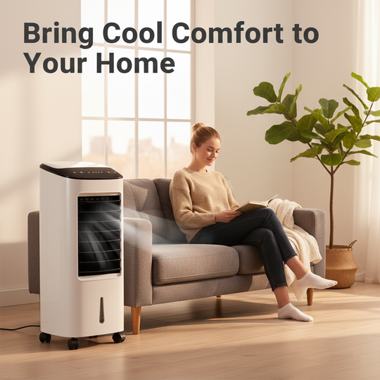 Air Cooler with Humidifier Function and Remote Control