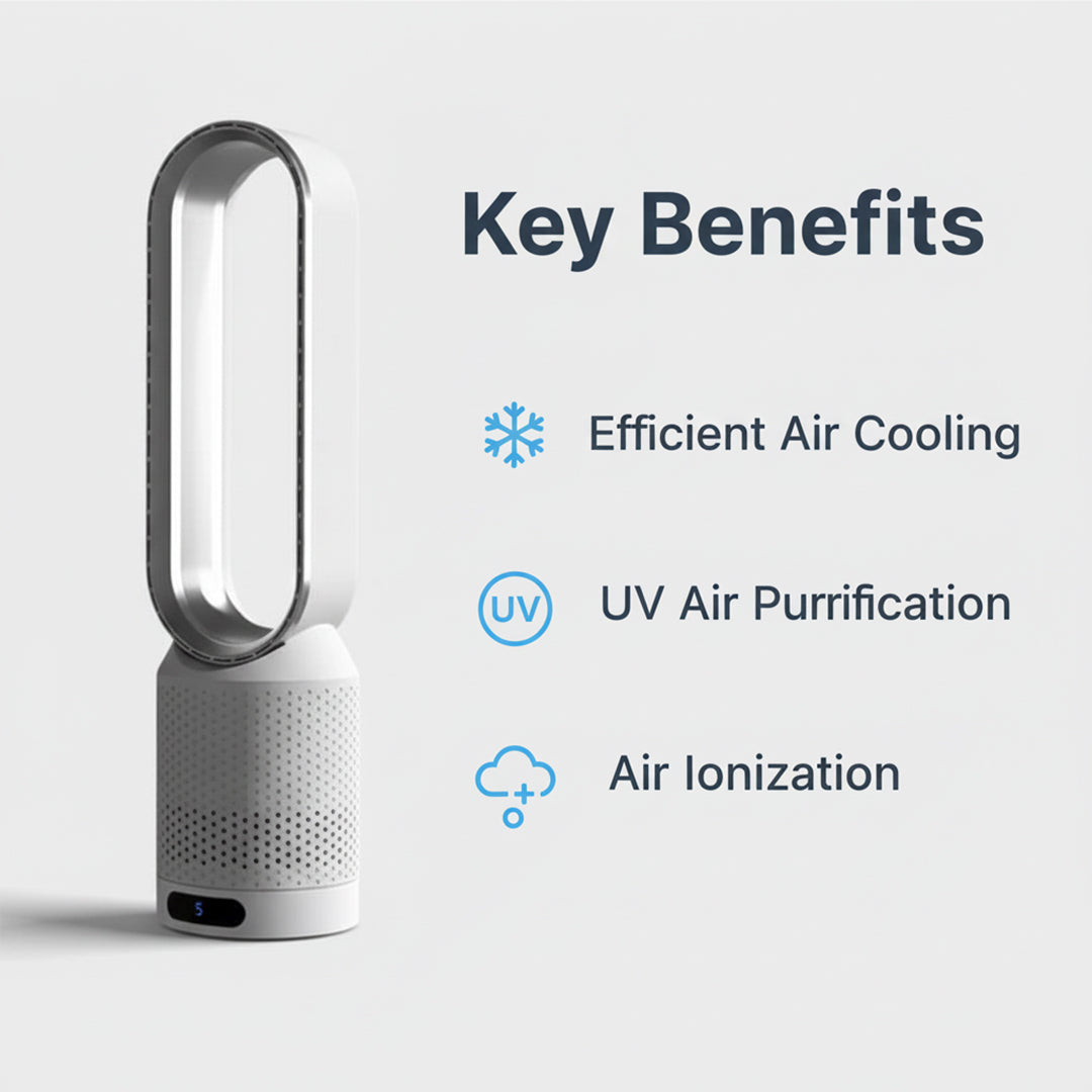 Air Cooler with UV Purification and Ionization