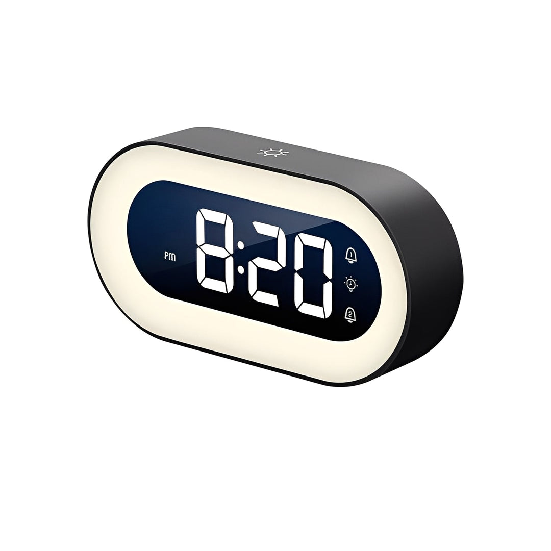 Alarm Clock with Dimmable LED Display and USB-C Charging