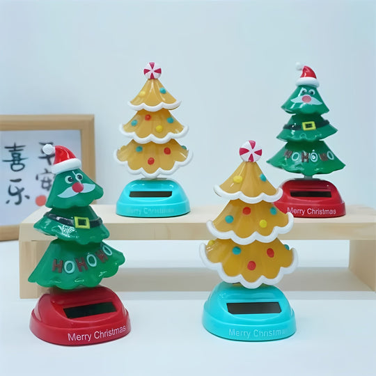 Car Ornament with Solar Power and Bobble Head