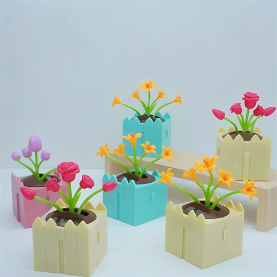 Car Ornament with Solar Power and Bobble Head