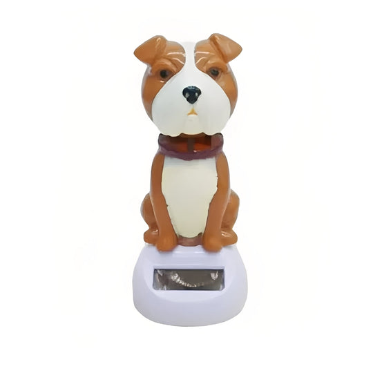 Car Ornament with Solar Power and Bobble Head