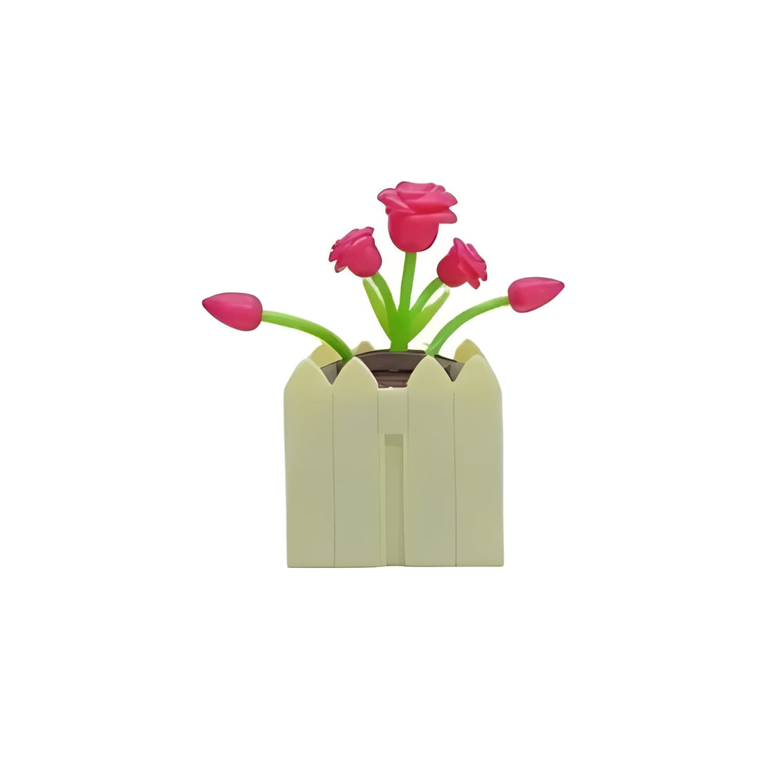 Car Ornament with Solar Power and Bobble Head