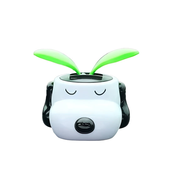 Car Ornament with Solar Power and Bobble Head