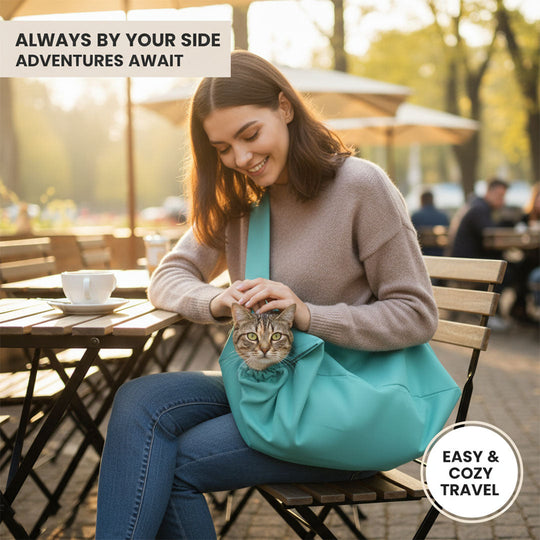 Cat Carrier with Mesh Ventilation and Secure Design