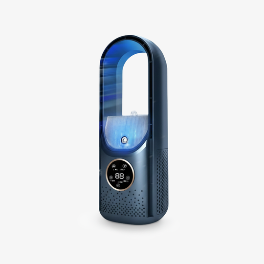 Cooling Fan with Bladeless Design and USB Port