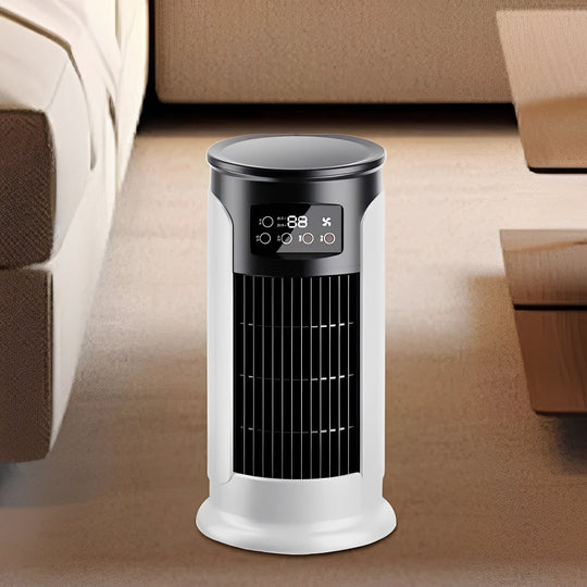 Cooling Fan with Portable Design and Water Reservoir