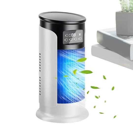 Cooling Fan with Portable Design and Water Reservoir