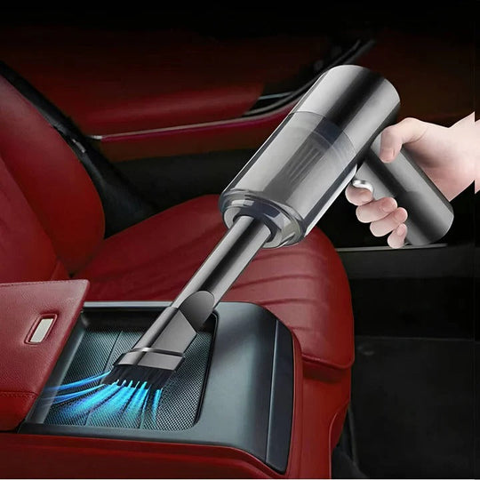 Cordless Car Vacuum with USB Charging and Handheld Design