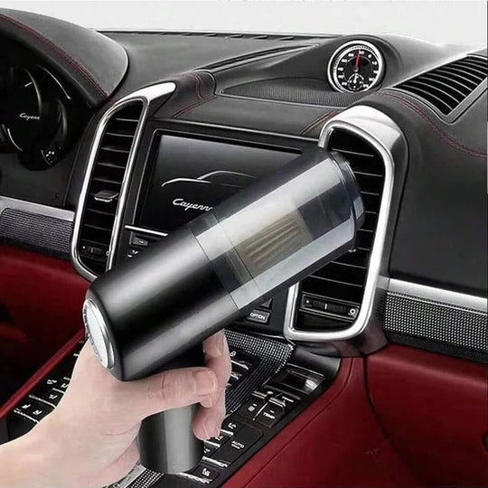 Cordless Car Vacuum with USB Charging and Handheld Design
