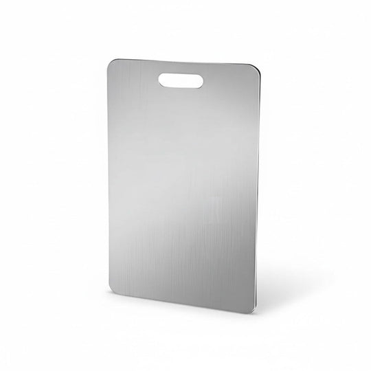Cutting Board with Stainless Steel Surface and Dishwasher Safe Design