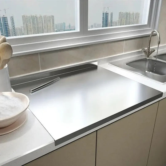 Cutting Board with Stainless Steel Surface and Durable Design