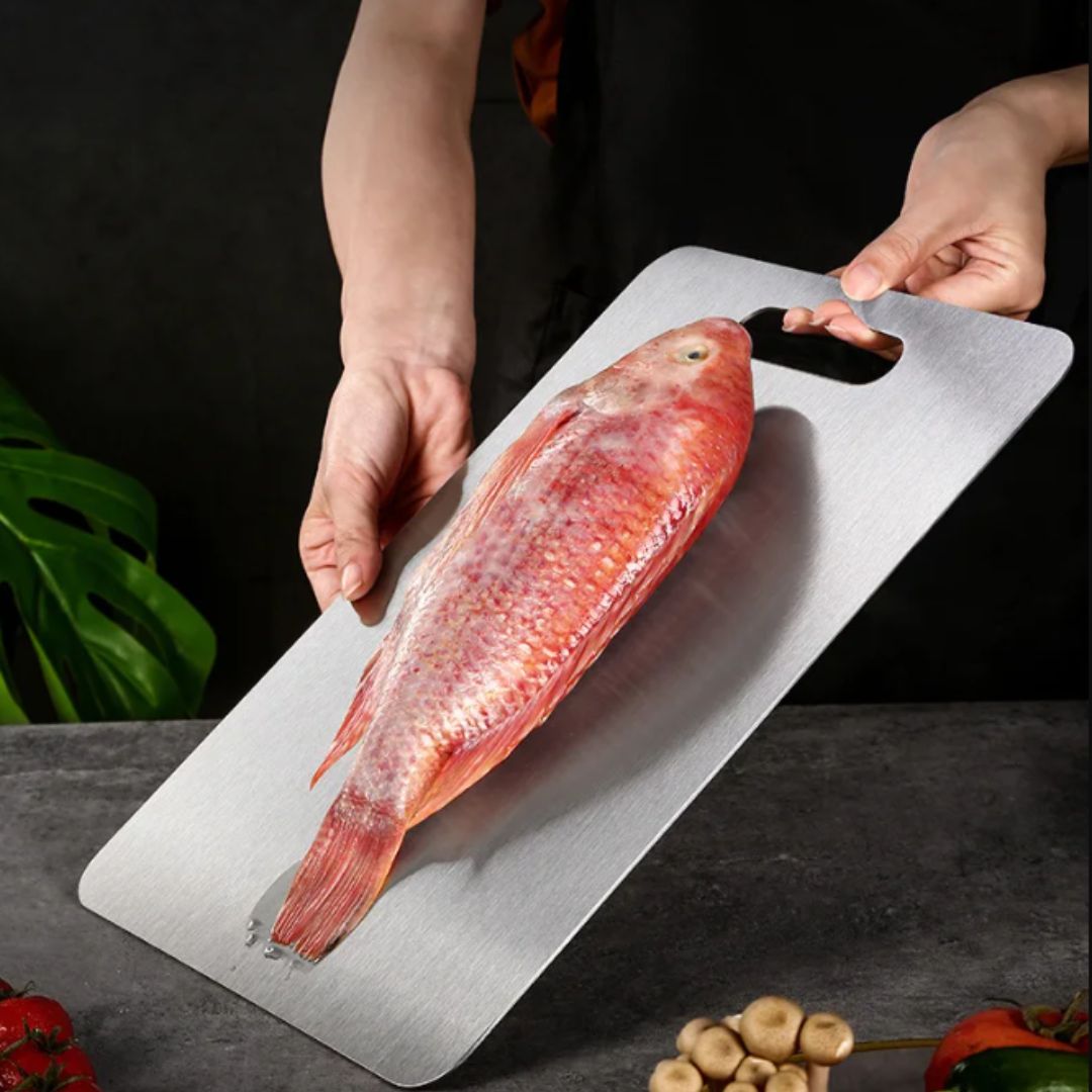 Cutting Board with Titanium Surface and Durable Design