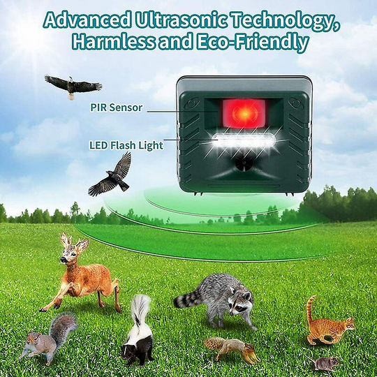 Bird Repeller with Ultrasonic Technology and Effective Control