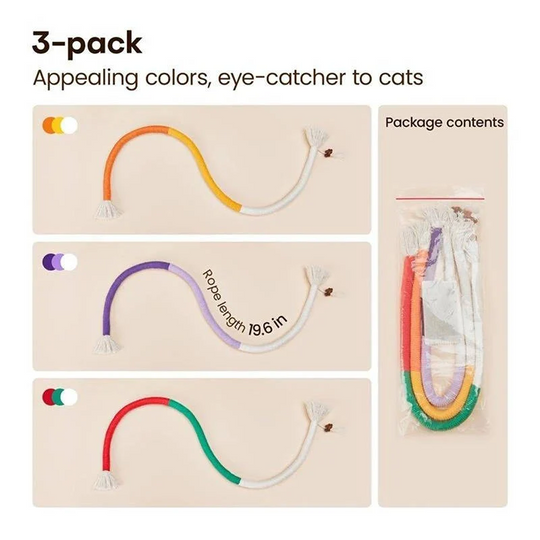 Cat Toys with Chewable Design and Engaging Textures